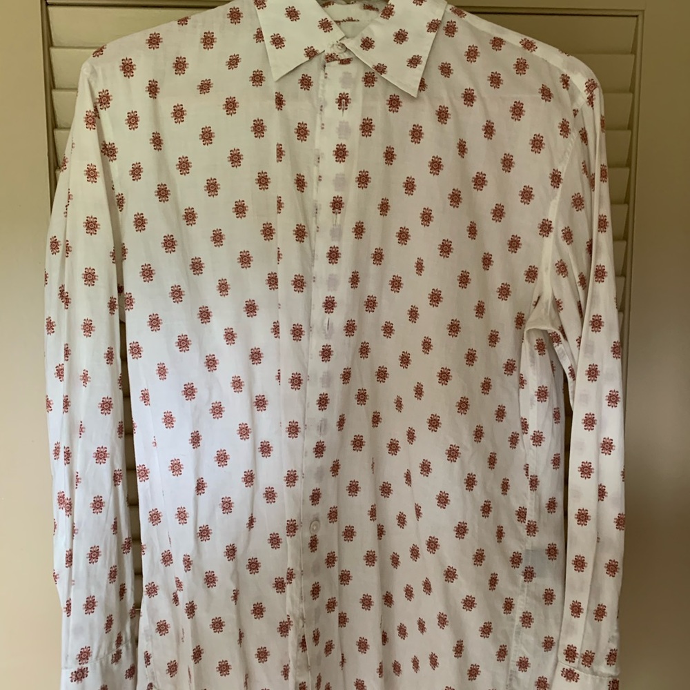 John Vavartos summer cotton shirt